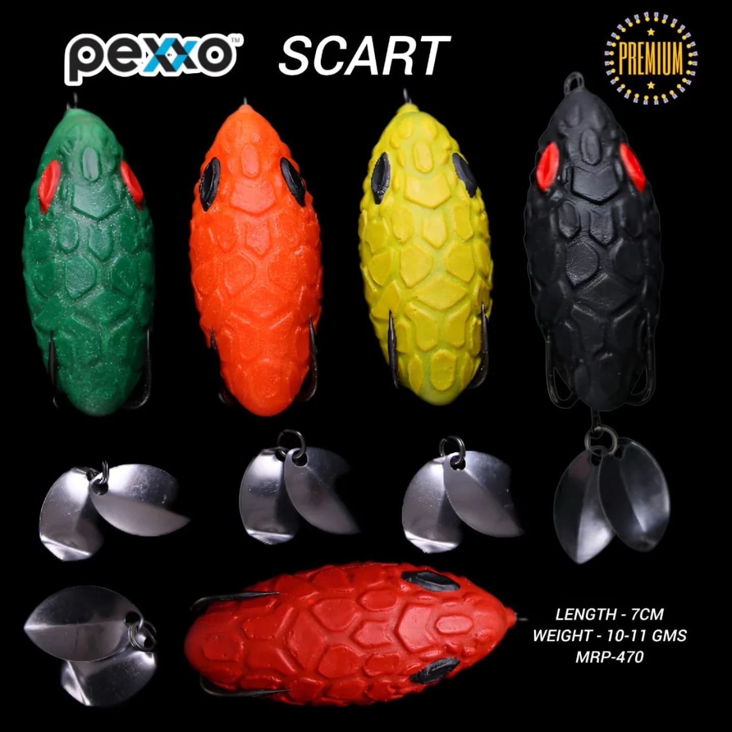 Pexxo Scart Hand Made Soft Frog Lure